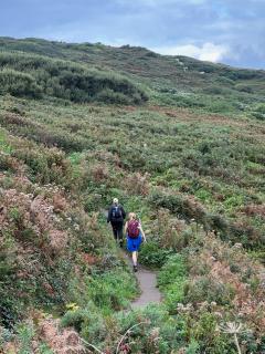 The climbing starts